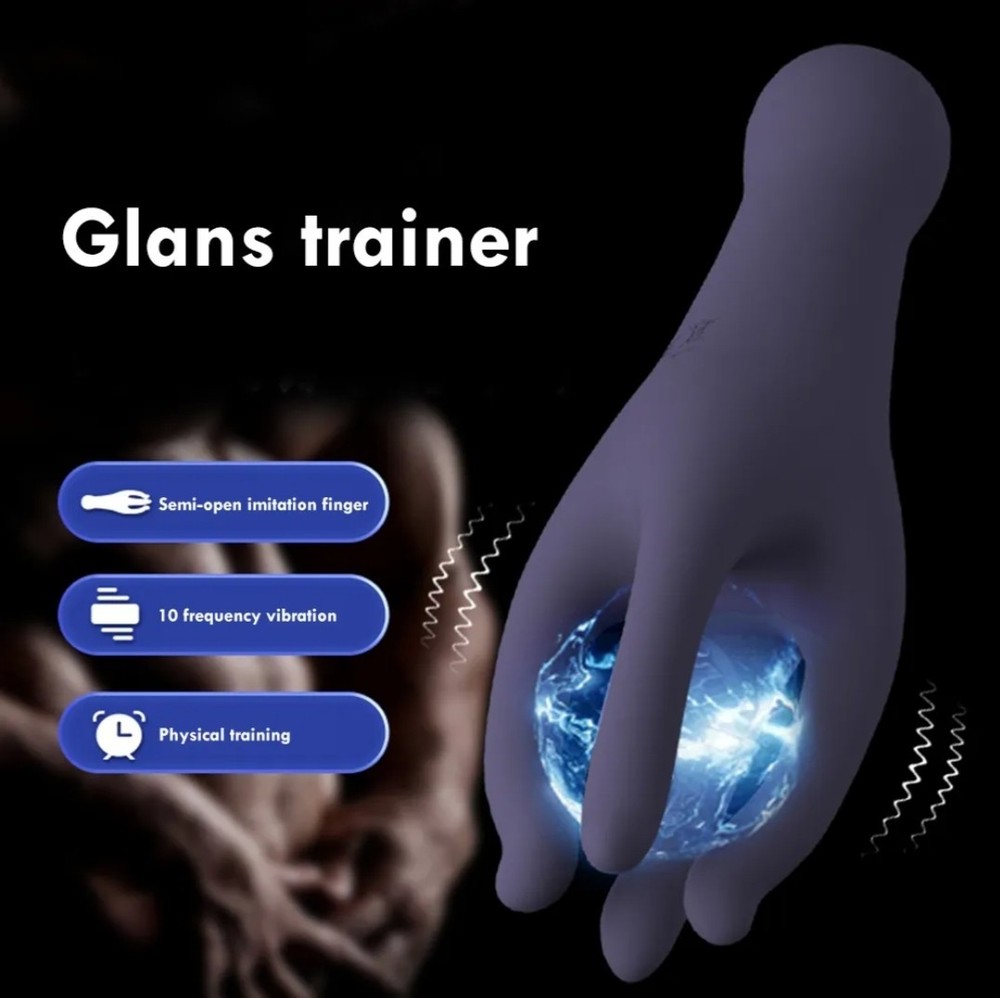 Powerful Multi-Speed Vibrating Massager Glans Trainer USB Rechargeable