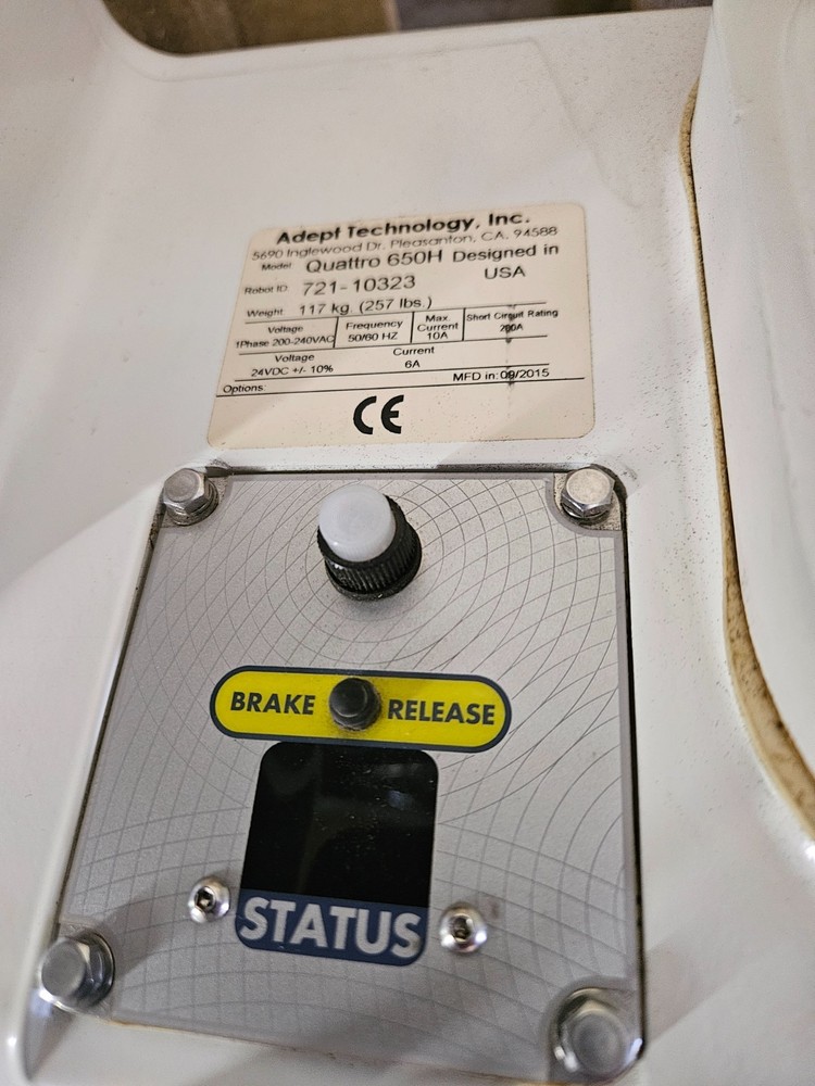 ADEPT QUATTRO PARALLEL ROBOT s650H - complete w/ Smart Controller and Arms