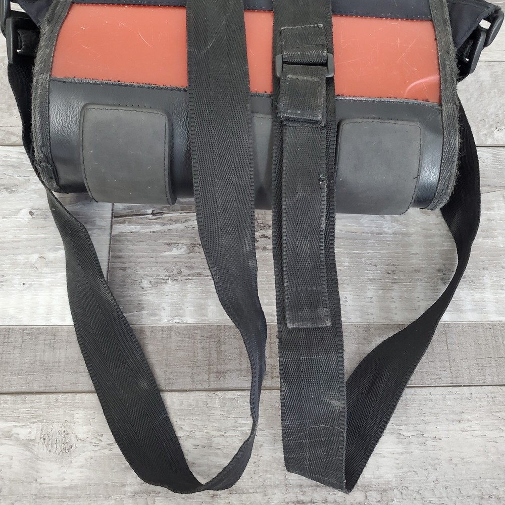 Boblbee Vintage 2003 Red Orange Adjustable Strap Hard Case Motorcycle Backpack