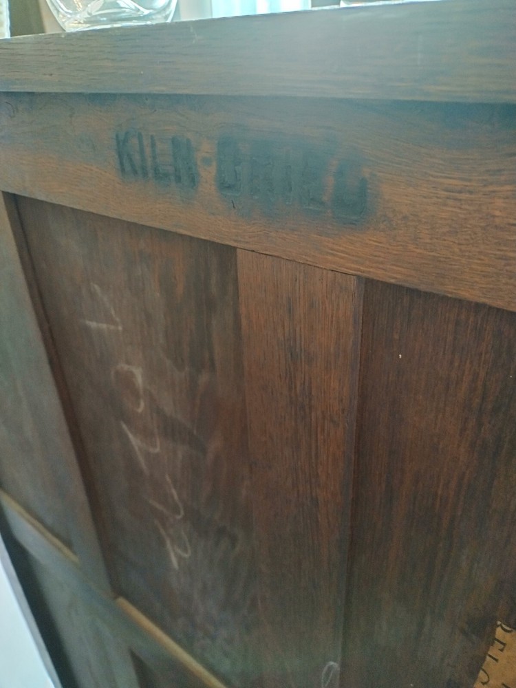 Antique Belgian Gothic Revival Sideboard Oak