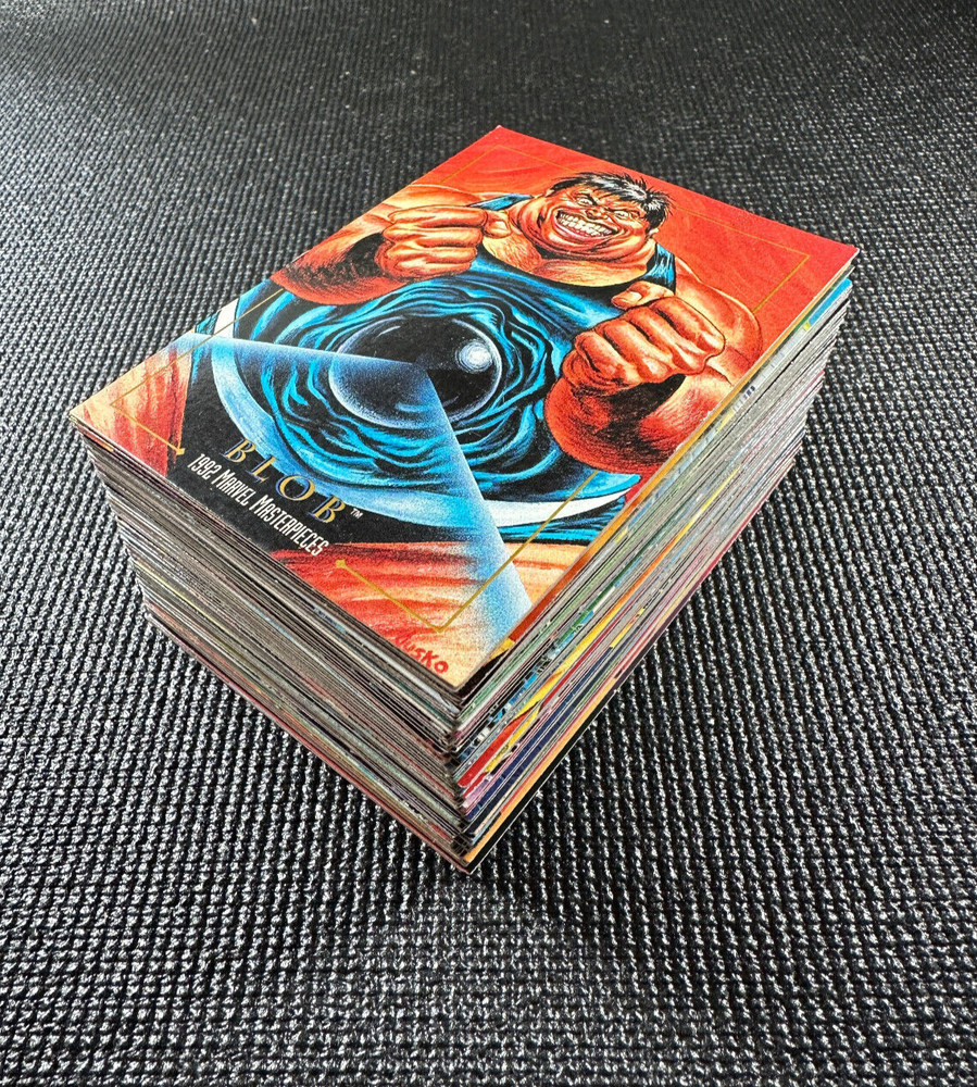 1992 Marvel Masterpieces - Complete Base Set (100 Cards) - CLEAN!