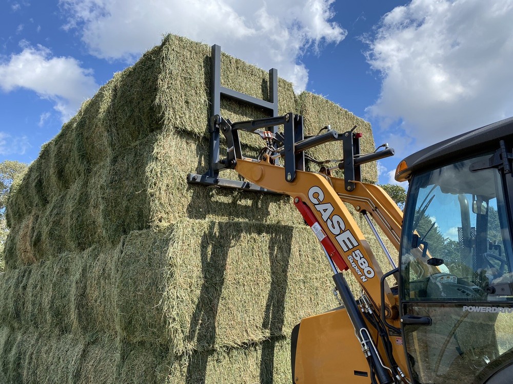 bale fork, quick connect, for case backhoe
