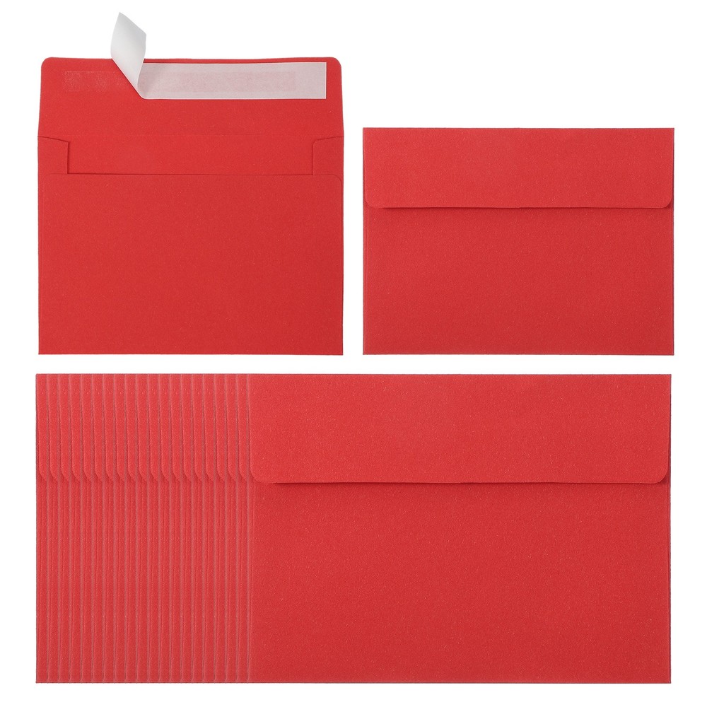 60Pack A2 Envelopes, Red Invitation Envelopes4-3/8" x 5-3/4"