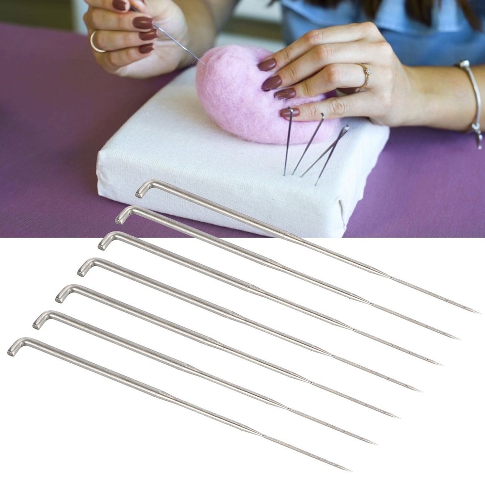 7Pcs Needles Wool Felt Pocked Felting Tool Replacement Needle for PatchWork