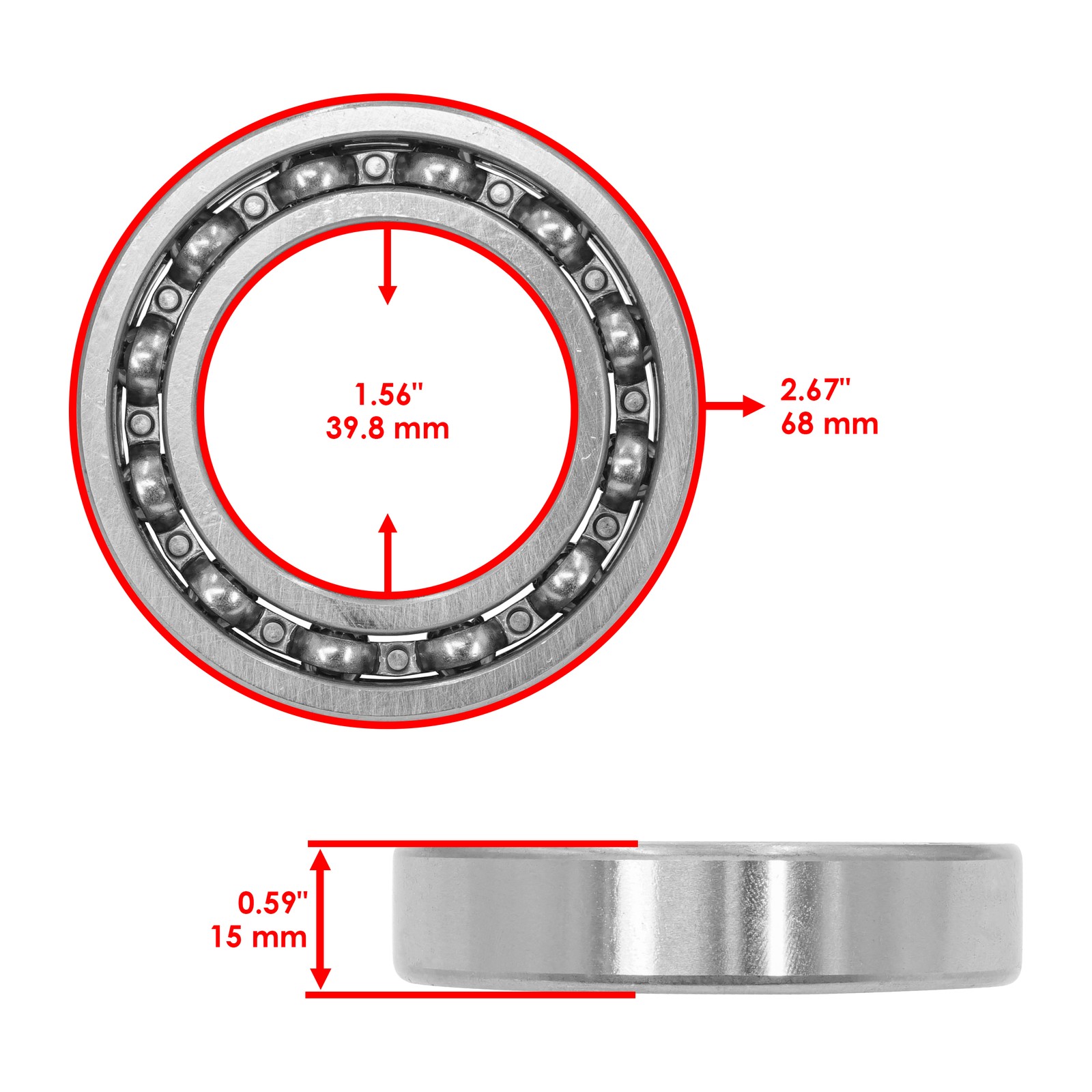 Rear Differential Gear & Pinion Bearing Seal For Can Am Commander 1000 2014-2015