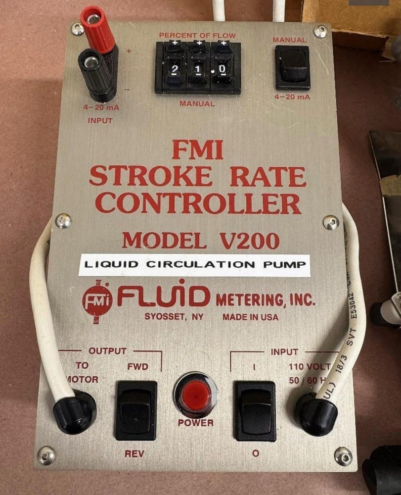 FMI Fluid Metering QVG50 Lab Pump with V200 Stroke Rate Controller