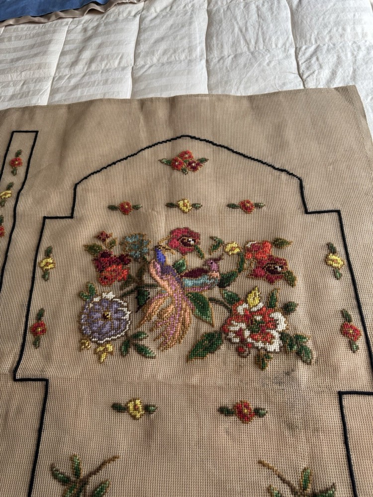 Brunswick Needlepoint tote bag canvas