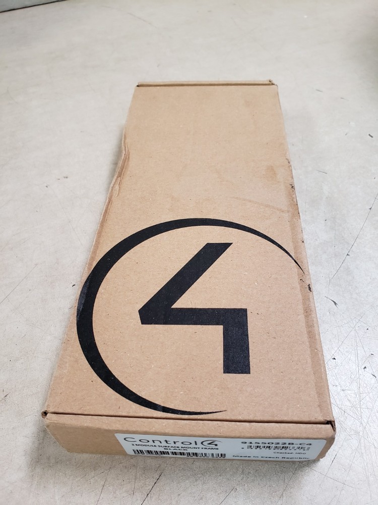 Control4 DS2 2-Module Surface Mount Frame Black C4-DS2-2M-SM-BL