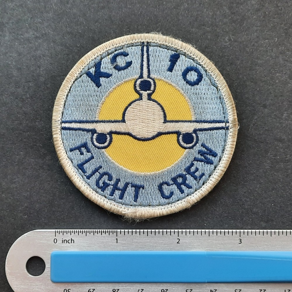 Original USAF Patch KC-10 Flight Crew AREFS Air Refueling Squadron Hook And Loop