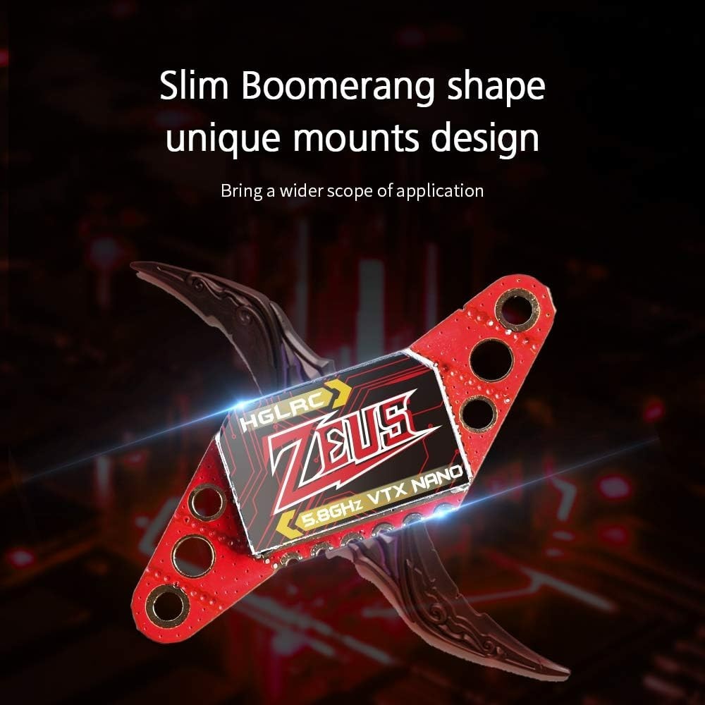 Compact 5.8GHz VTX with 720p Video for FPV Drones - Beginner Friendly