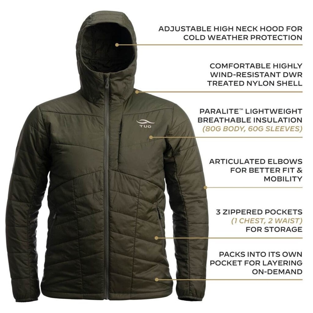 Tuo Clement Puffy Jacket Lichen Large