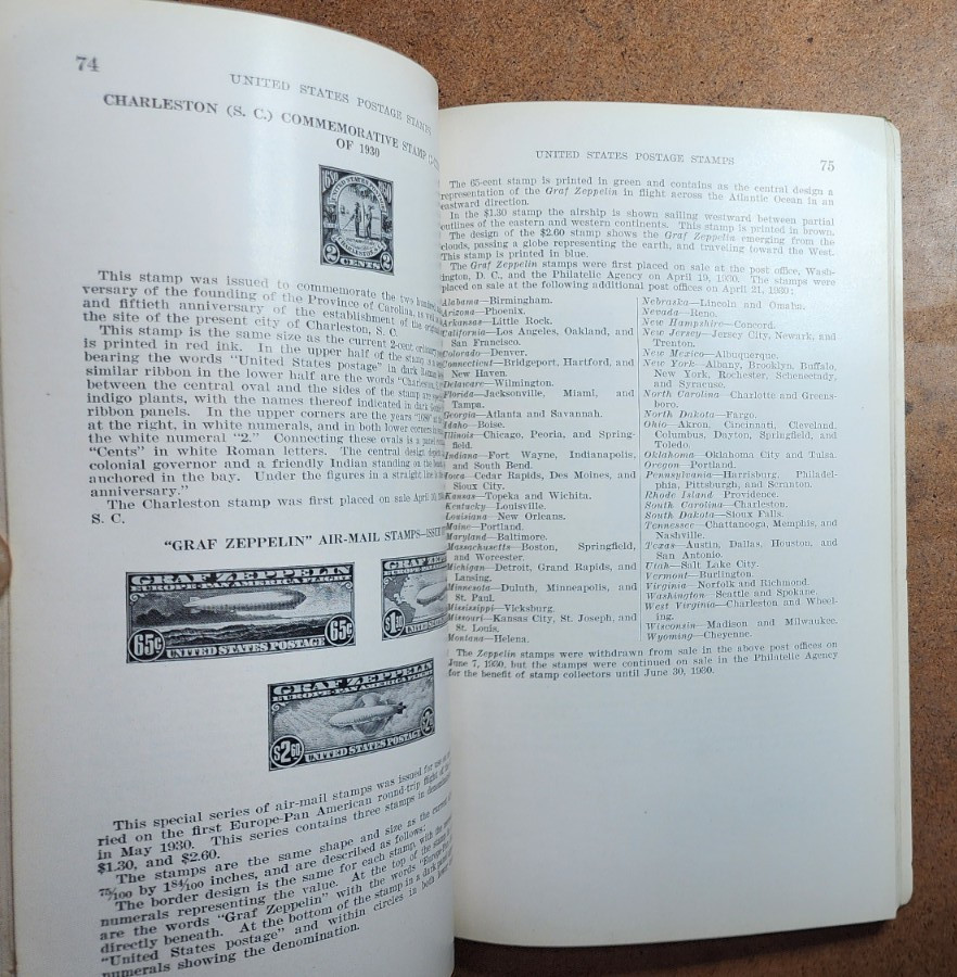 A Description of United States Postage Stamps 1847-1946 Vintage Reference Book