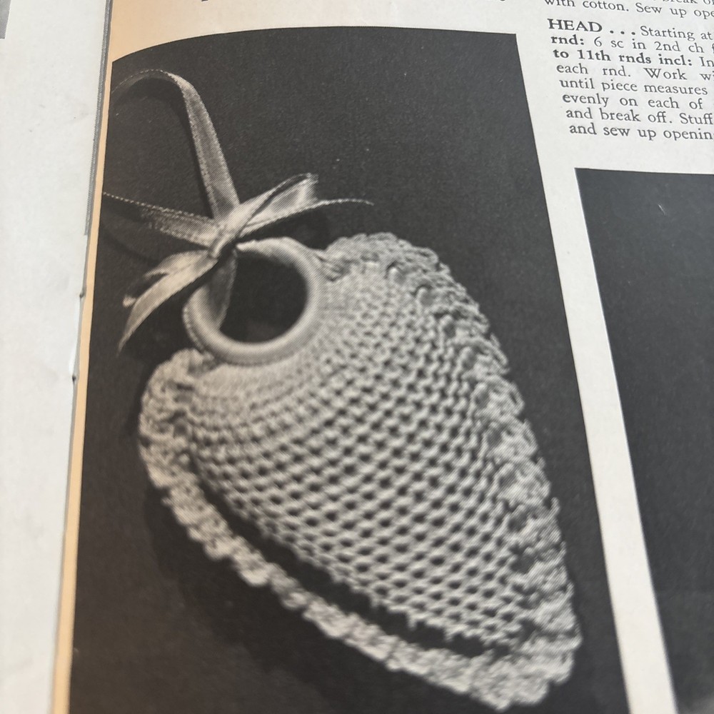 Unique Antique Crochet Patterns Booklet - Including Curtain Pulls