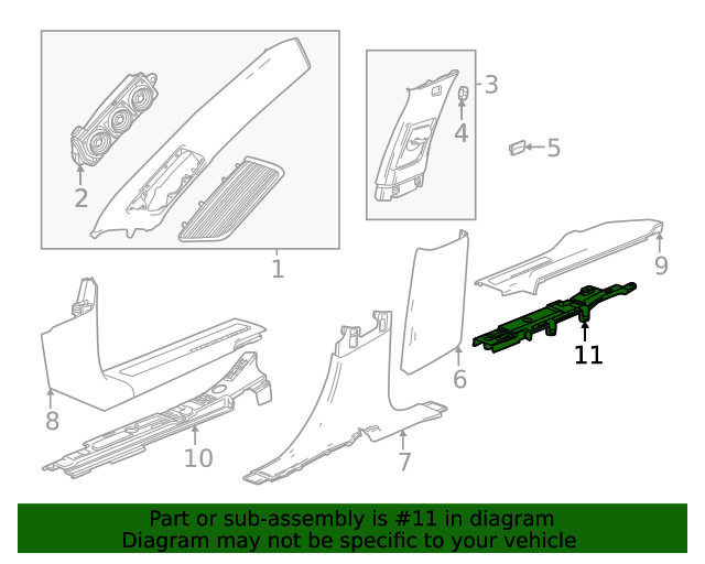 Genuine GM Support Bracket 85532074