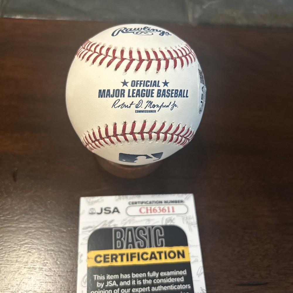Kyle Jensen Signed Baseball. JSA CERT