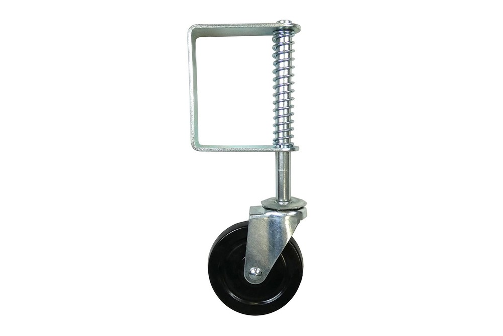 Shepherd Hardware 8735 Hard Rubber Spring Gate Caster with Universal Mount, 5...