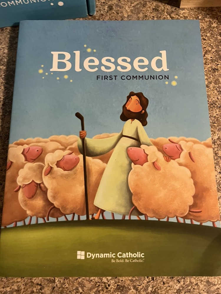Blessed First communion book lesson box set