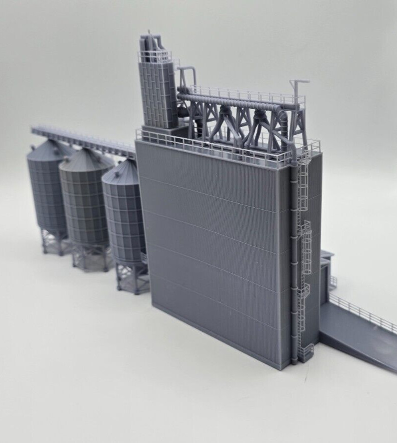 N Scale Grain Elevator 1:160