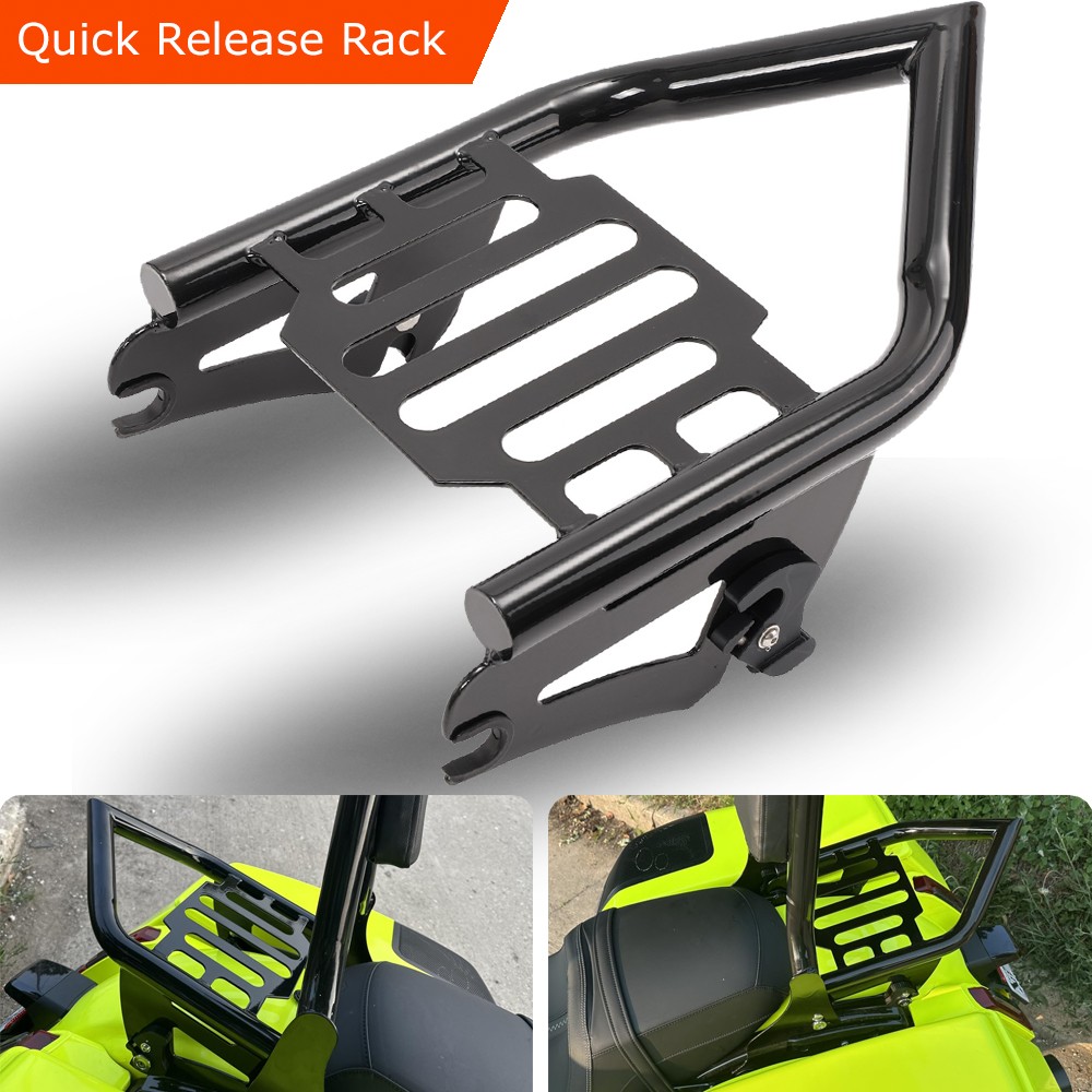 Detachable Two-up Luggage Rack for Harley Touring Road King Street Glide 2009-UP