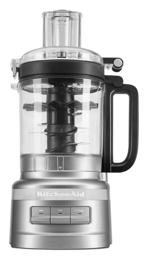 NEW KitchenAid 9 Cup Food Processor Contour Silver Multi Function Prep Machine