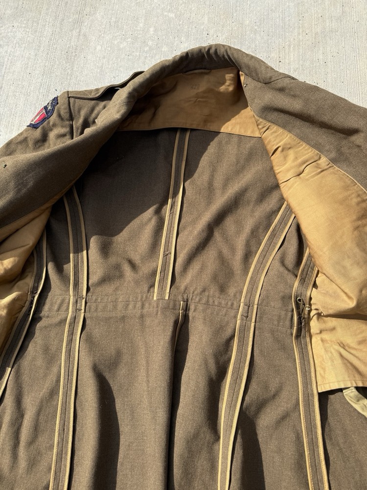 Old WW2 era US Army Dress Uniform Jacket Air Force 14th