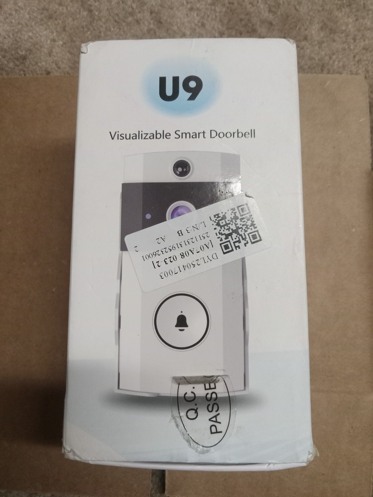 X9 Visualizable Smart Doorbell With Camera white Finish