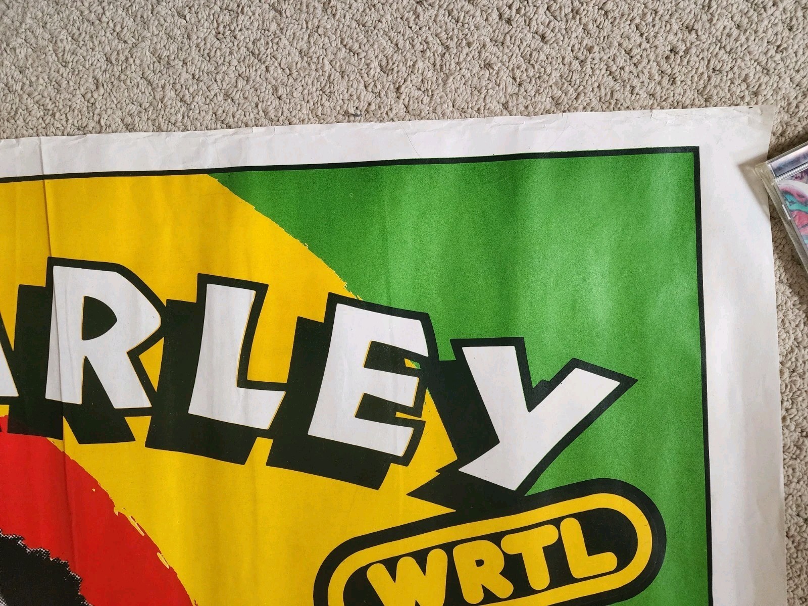 Rare Bob Marley & The Wailers FR 1980 Uprising Tour promo poster Island Reggae