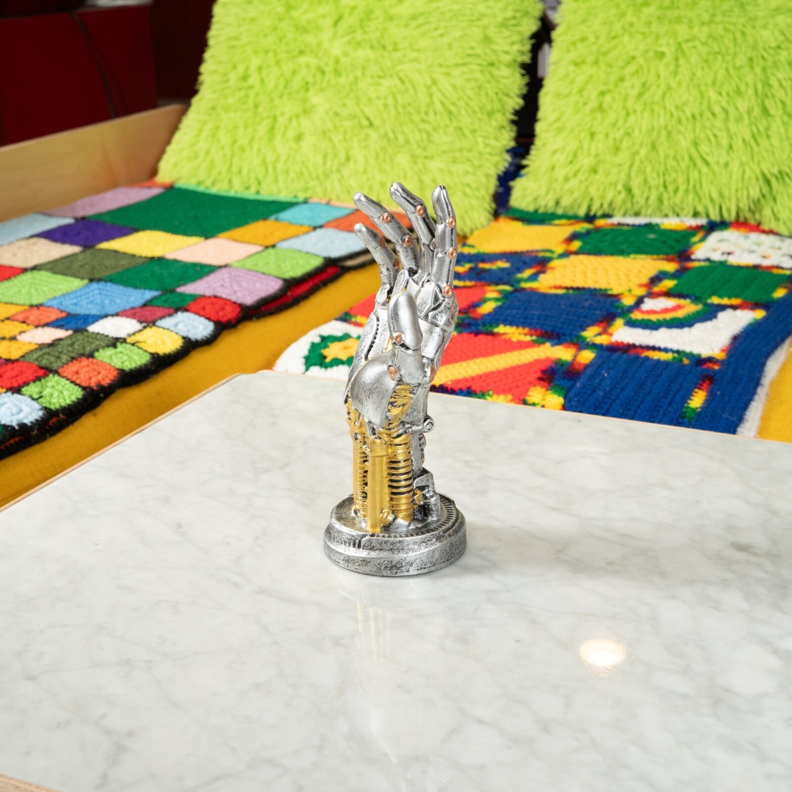 Terminator Cyborg Robot Hand Replica Statue Collectible Detailed Design