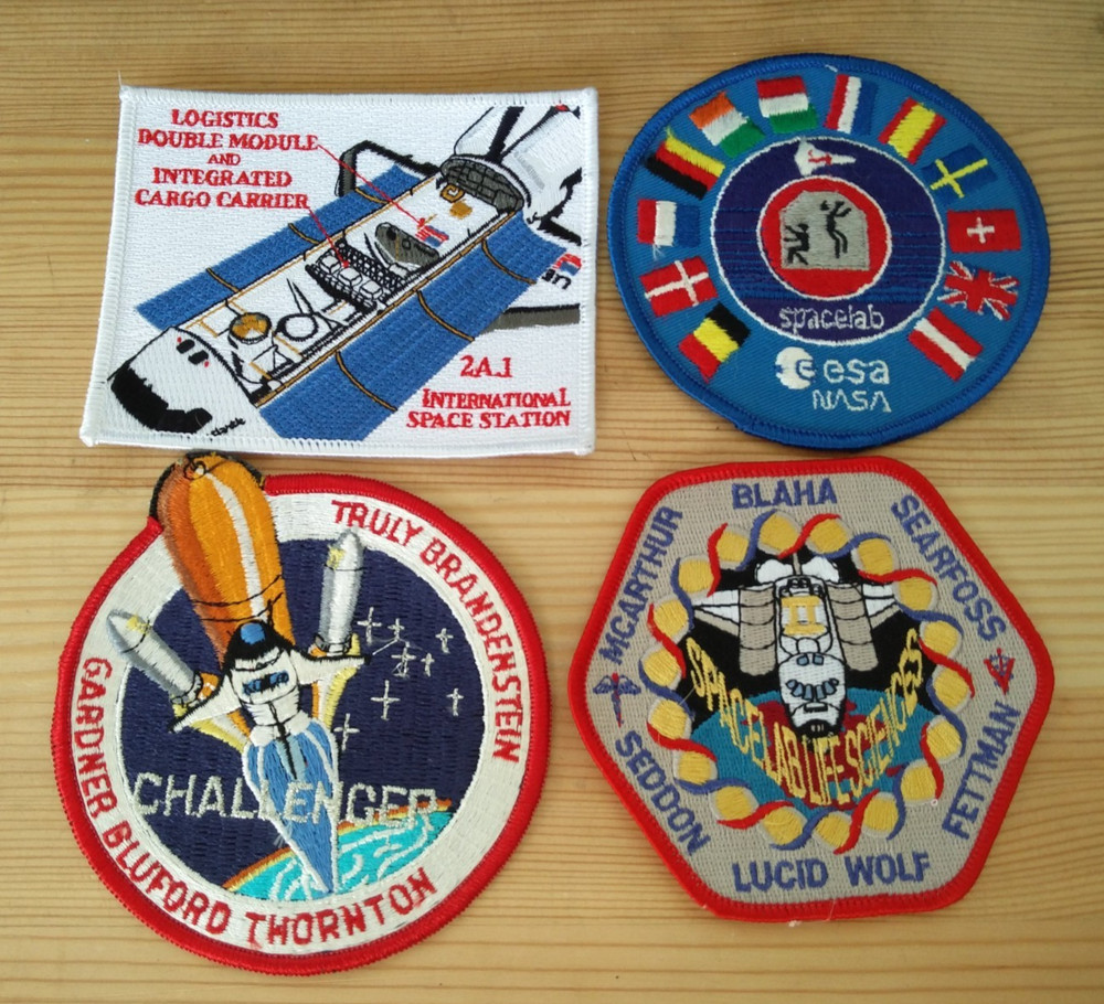 NASA STS Shuttle Mission Patch Set - 4pcs.