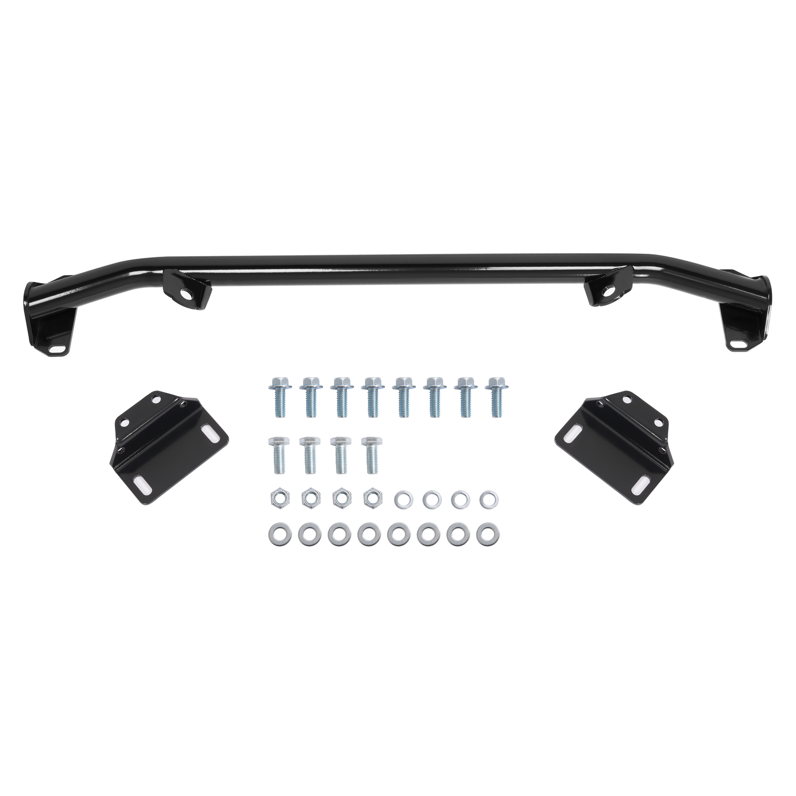 Black Rear Steel Tubular Shock Crossmember Mount For Chevy 150 210 Bel Air 55-57