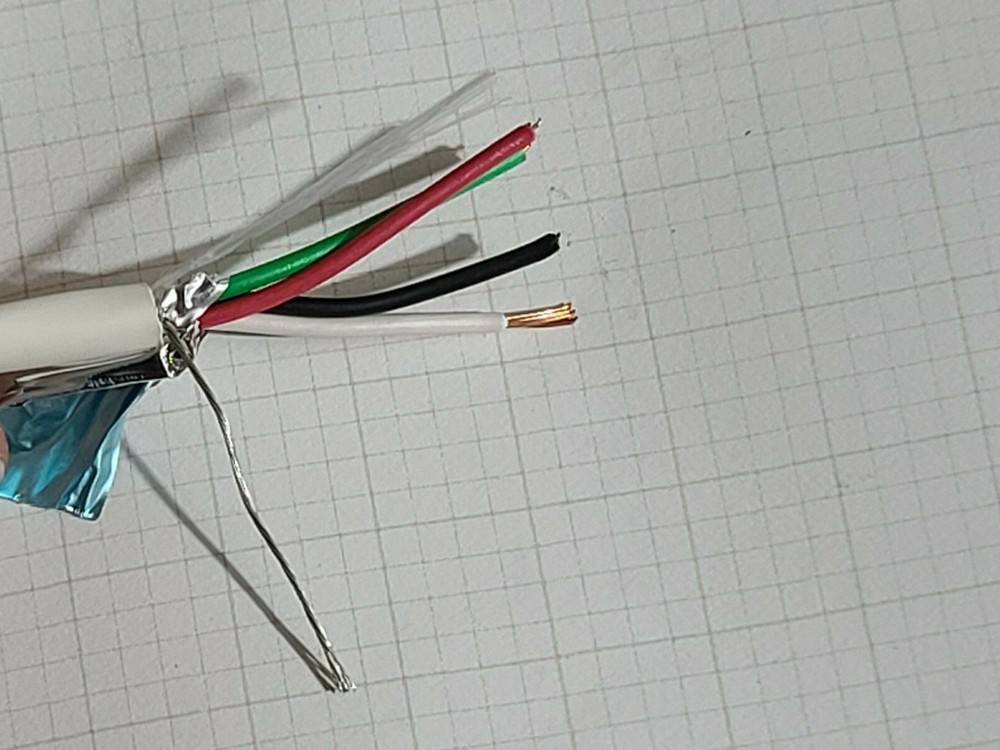 Advanced Digital 911804SD 18/4C Shielded Plenum Security/Alarm Cable CMP /100ft