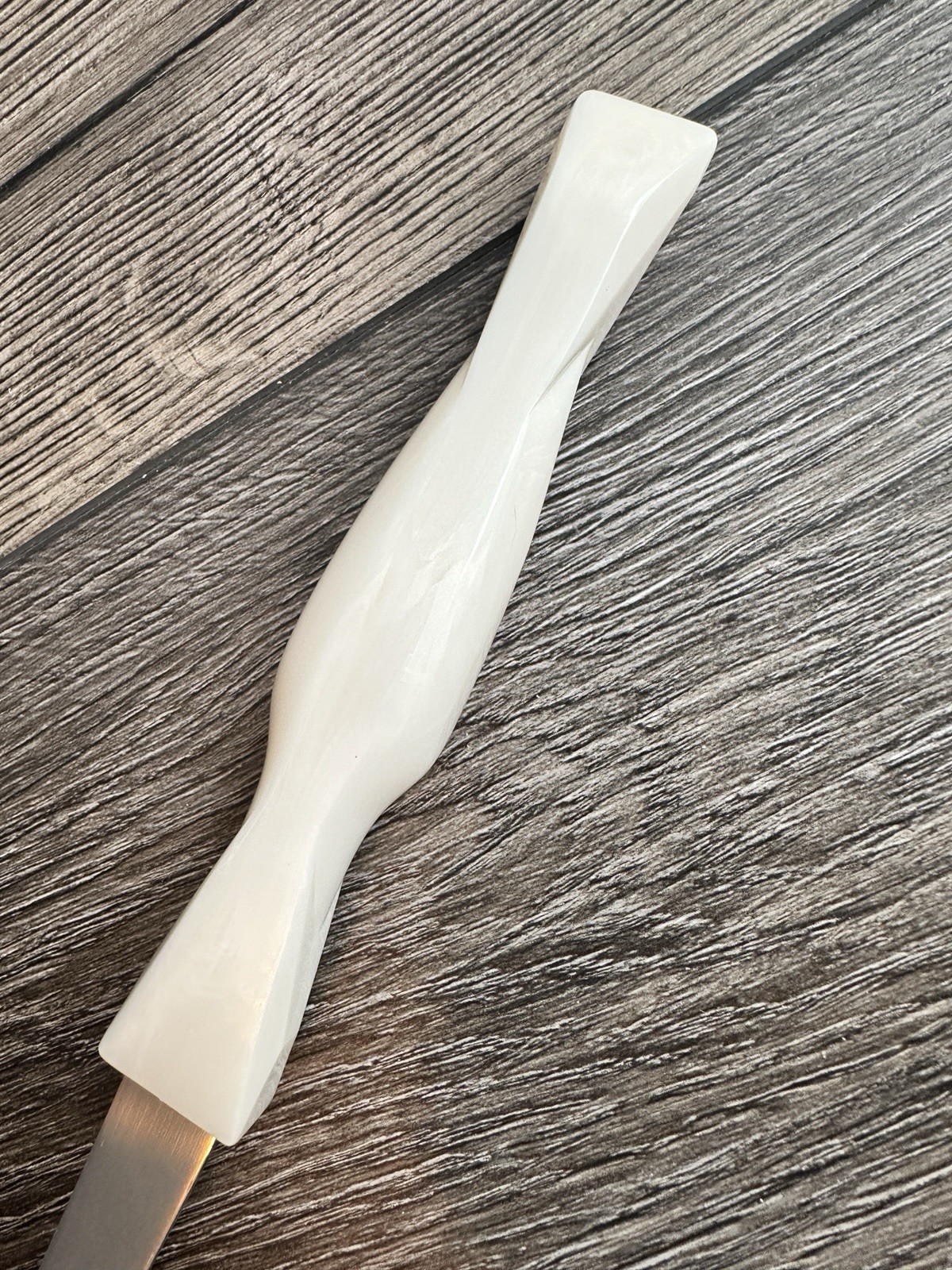 CUTCO Basting Serving Basting Scooper Pearl White Handle USA Made Vintage 17 KC