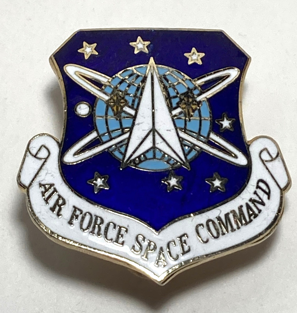 USAF Space Command Screw Back Insignia/ Pin