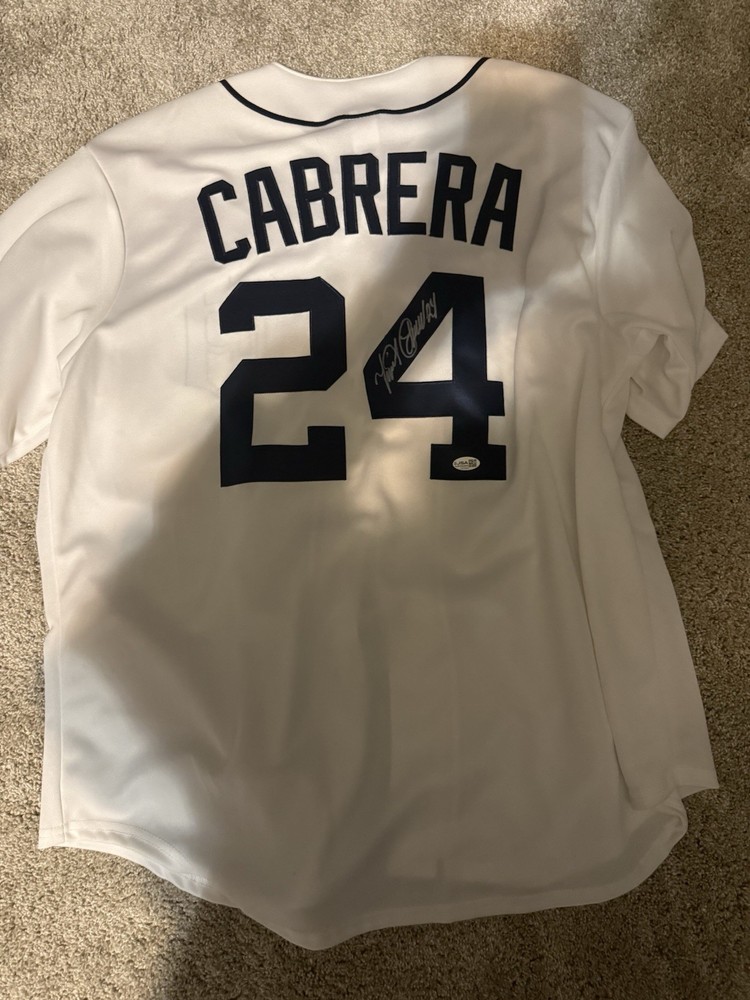 Miguel Cabrera Signed Authentic Jersey W/JSA COA