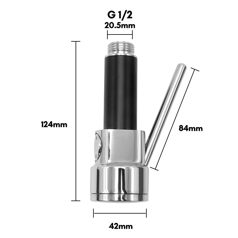 Kitchen Faucet Replacement Part Spray Head Pull Down Setting Brass Single Mode