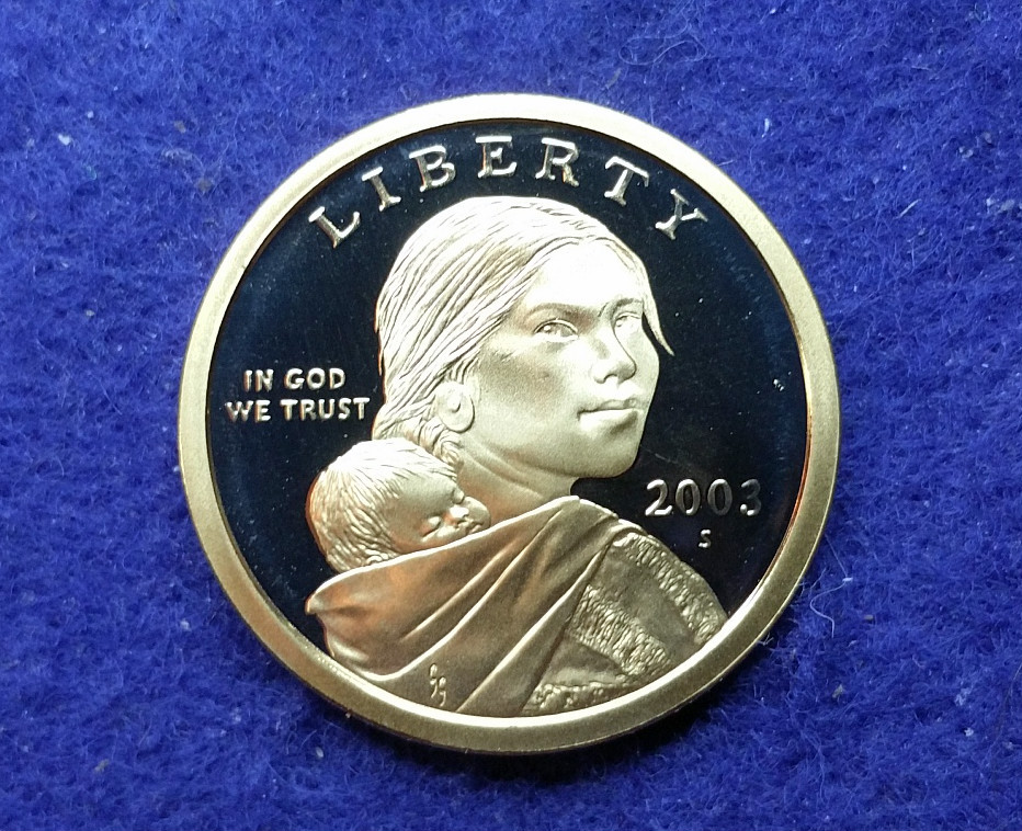 2003 S Sacagawea Proof Dollar Coin