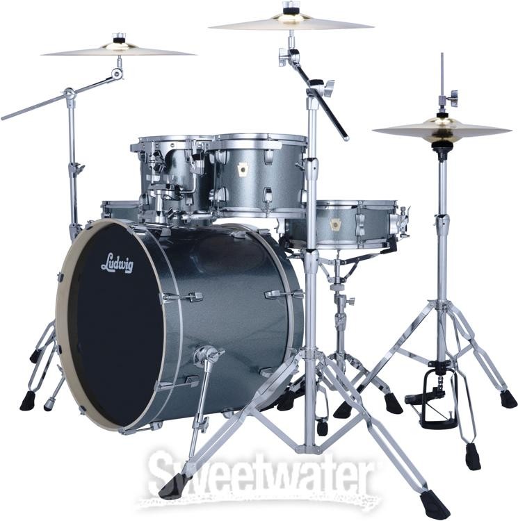 Ludwig Evolution 5-piece Complete Drum Set - Atlantic Sparkle