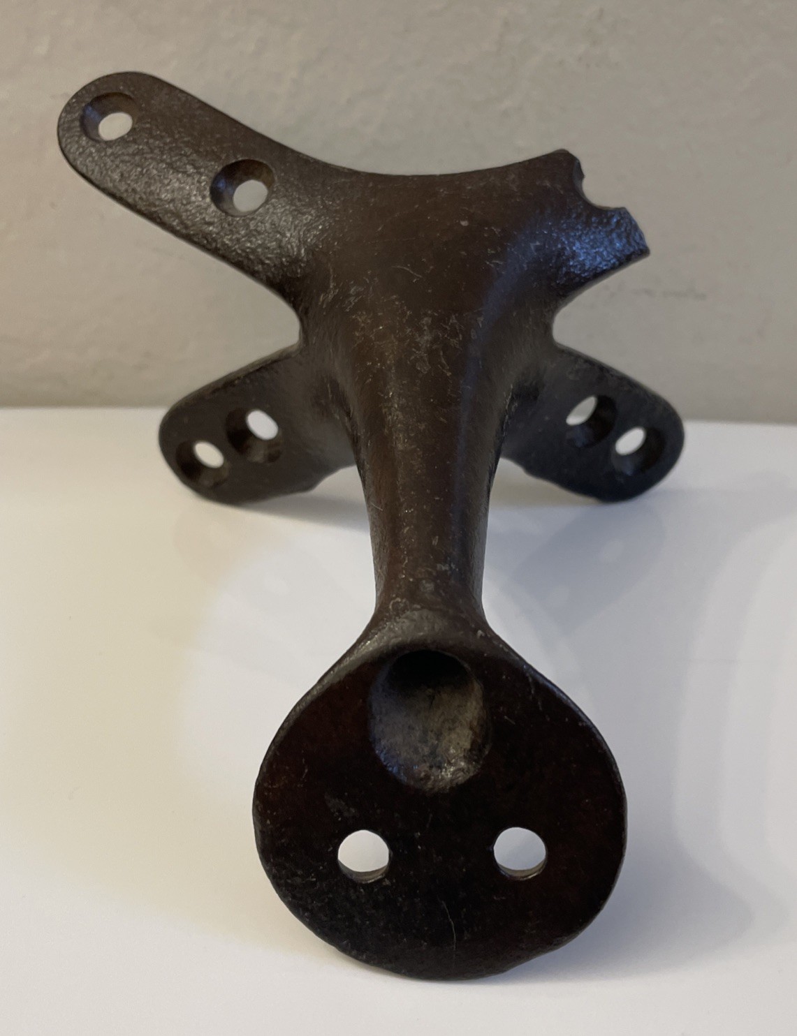 Antique / Vintage Saddle Frame Iron Horn Metal Old West Saddle Horn Part As Is