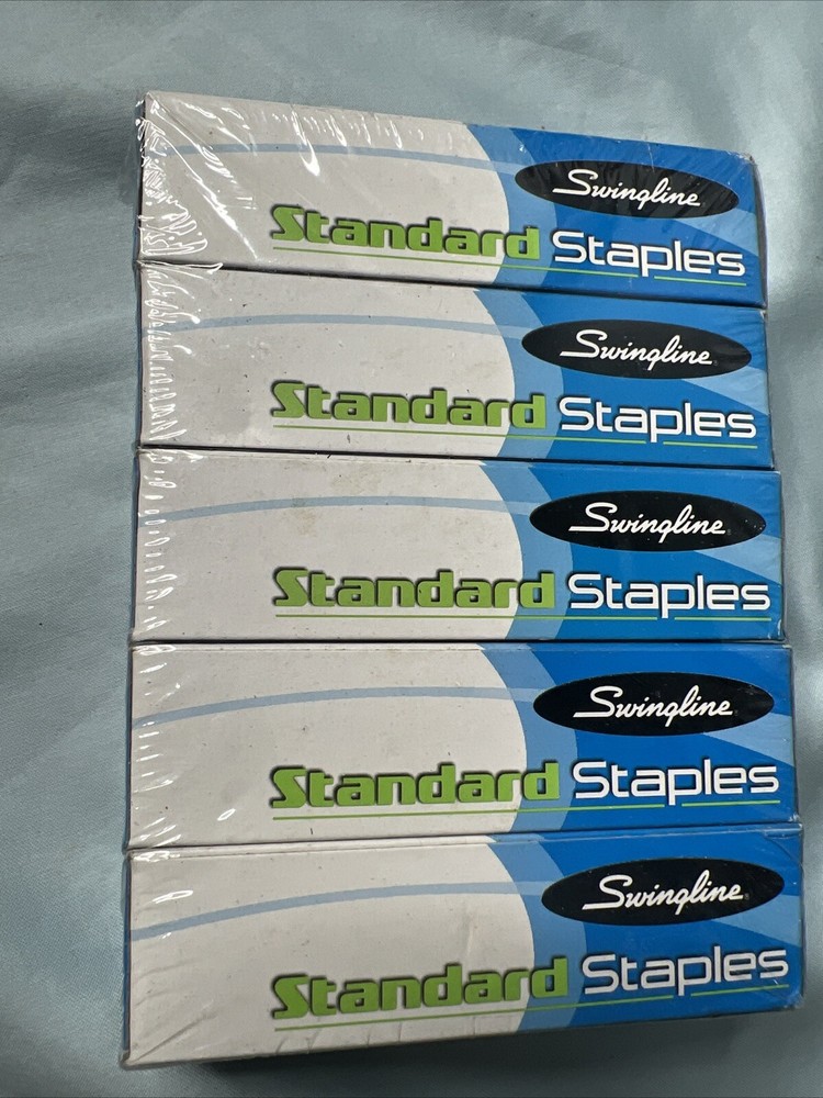 Swingline Standard Staples 5 Pack Bundle 25,000 Staples