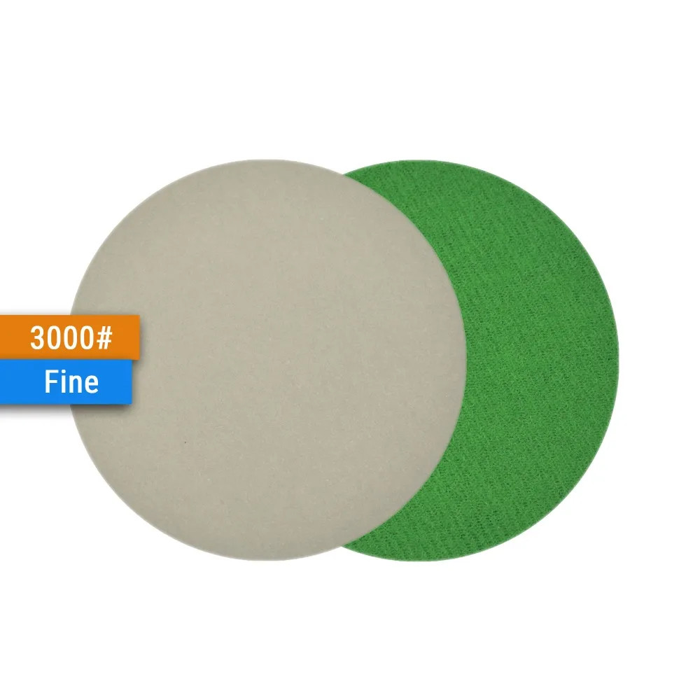 30PCS 3 Inch(75mm) Silicon Carbide Hook&Loop Flocking Waterproof Sanding Discs
