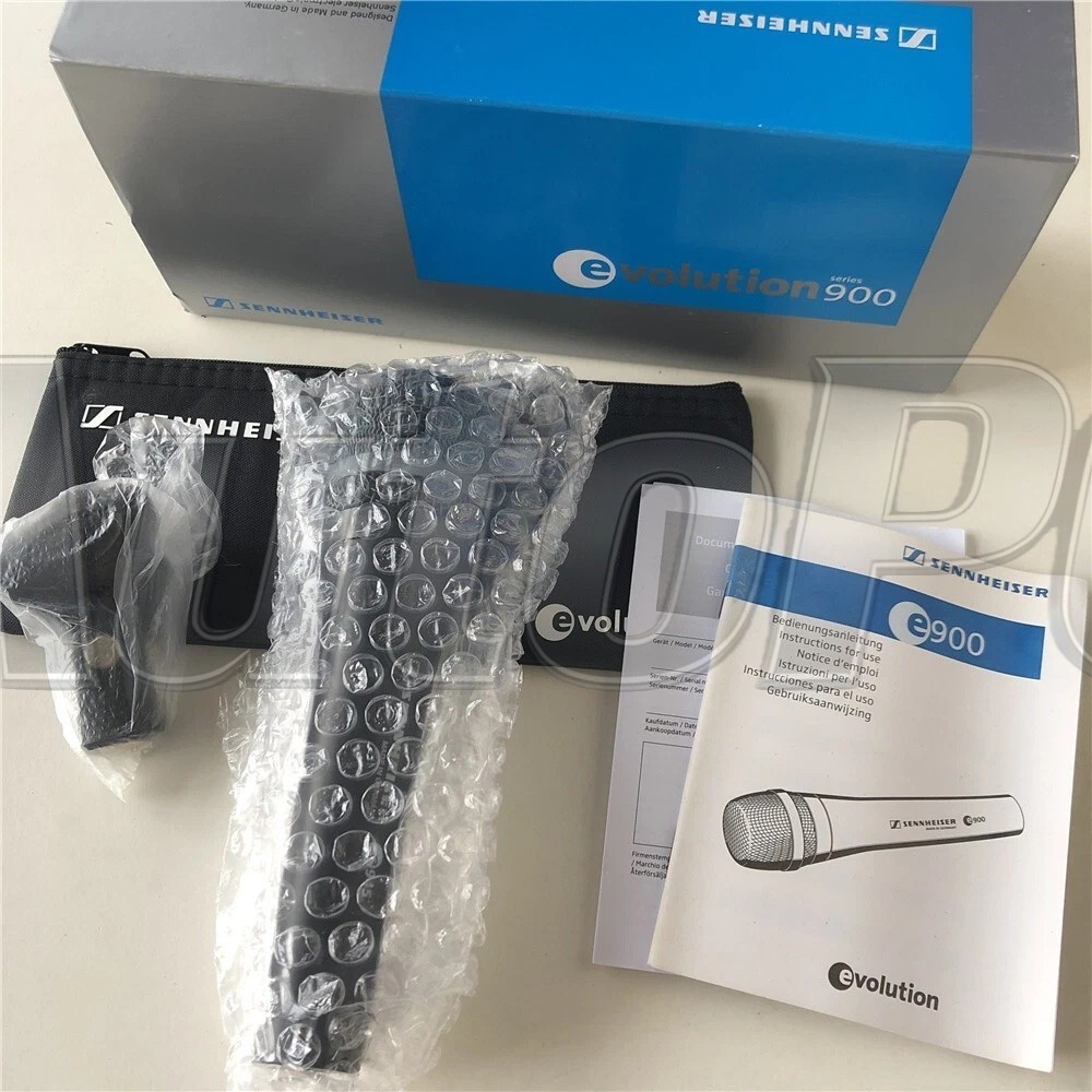 Opened e945 Wired Super Cardioid Dynamic Handheld Microphone -Early Box Version