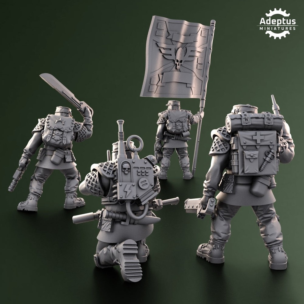Command Squad - Sunscorch Regiment - Set of 4
