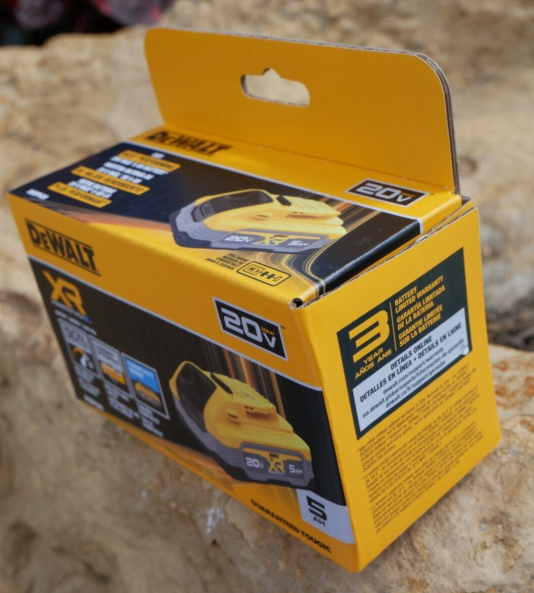 DeWALT DCBP520 POWERSTACK 20V Lith-Ion 5.0Ah Battery ✅ NEW ✅
