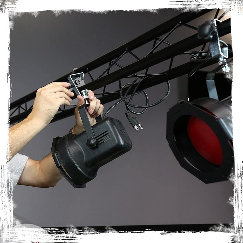 3-PACK Stage Mount Triangle Truss Extension by GRIFFIN | 5Ft DJ Stage Lights