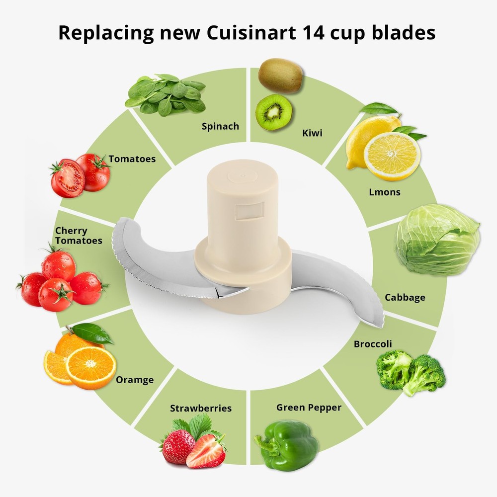 Blade for Cuisinart 14 Cup Food Processor Replacement for Model DLC-2014, DFP...