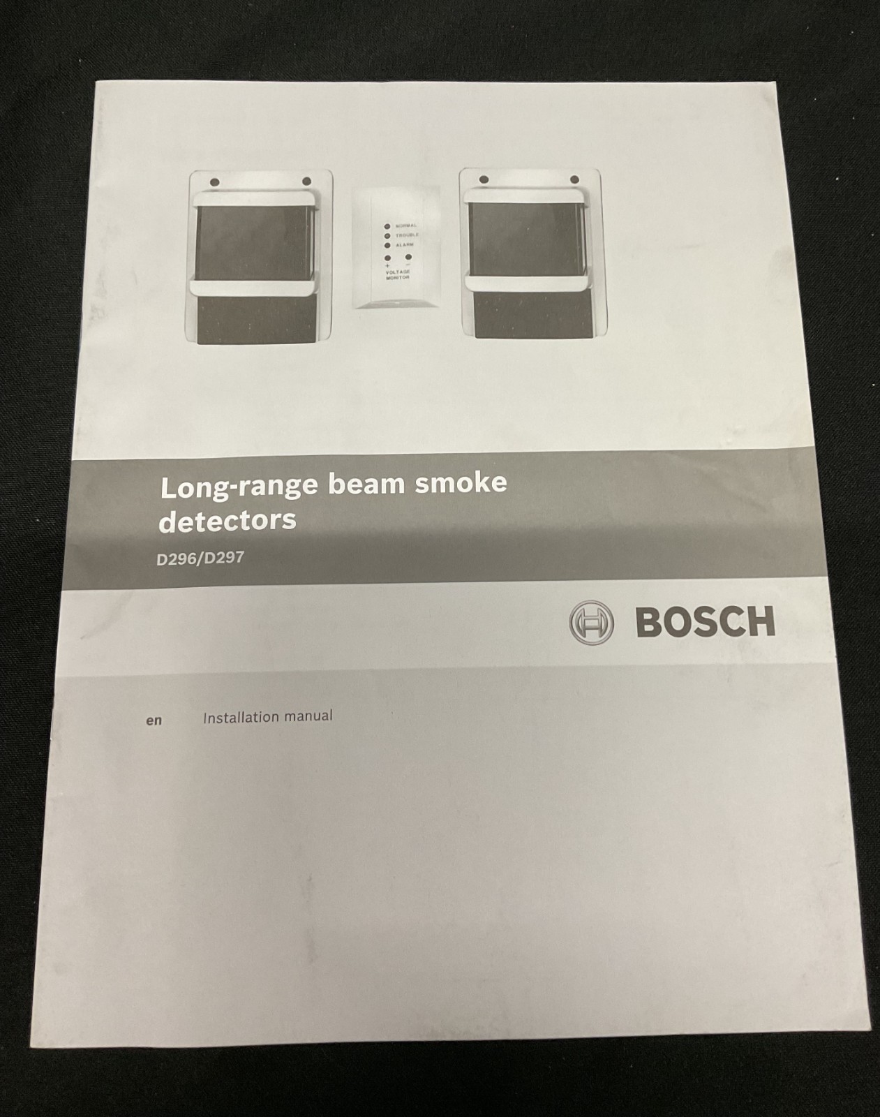 NEW Bosch D297 Long Range Beam Smoke Detector Transmitter, Receiver, Panel 12V