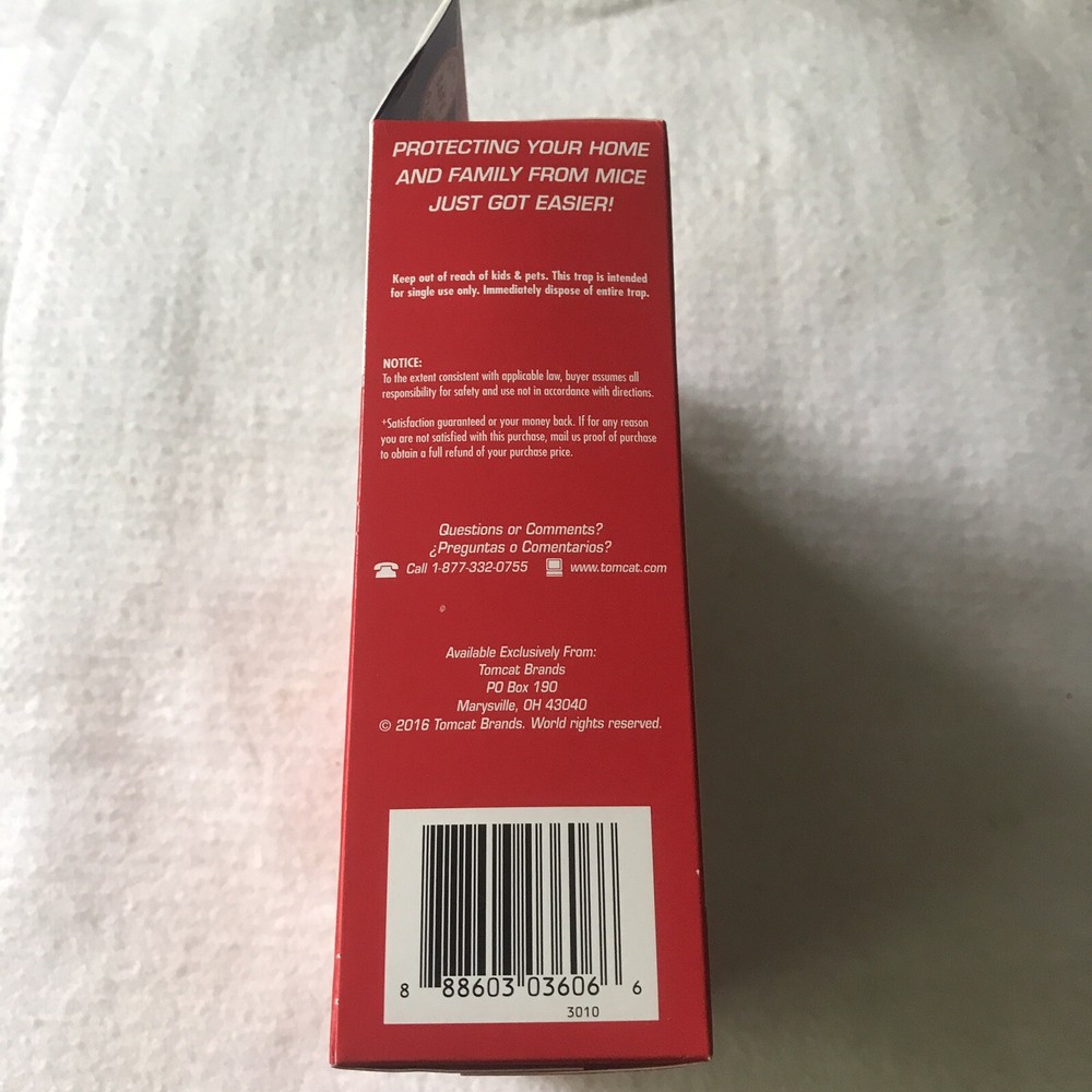 Tomcat Kill & Contain Mechanical Mouse Trap (2-Pack) Never Touch Never See