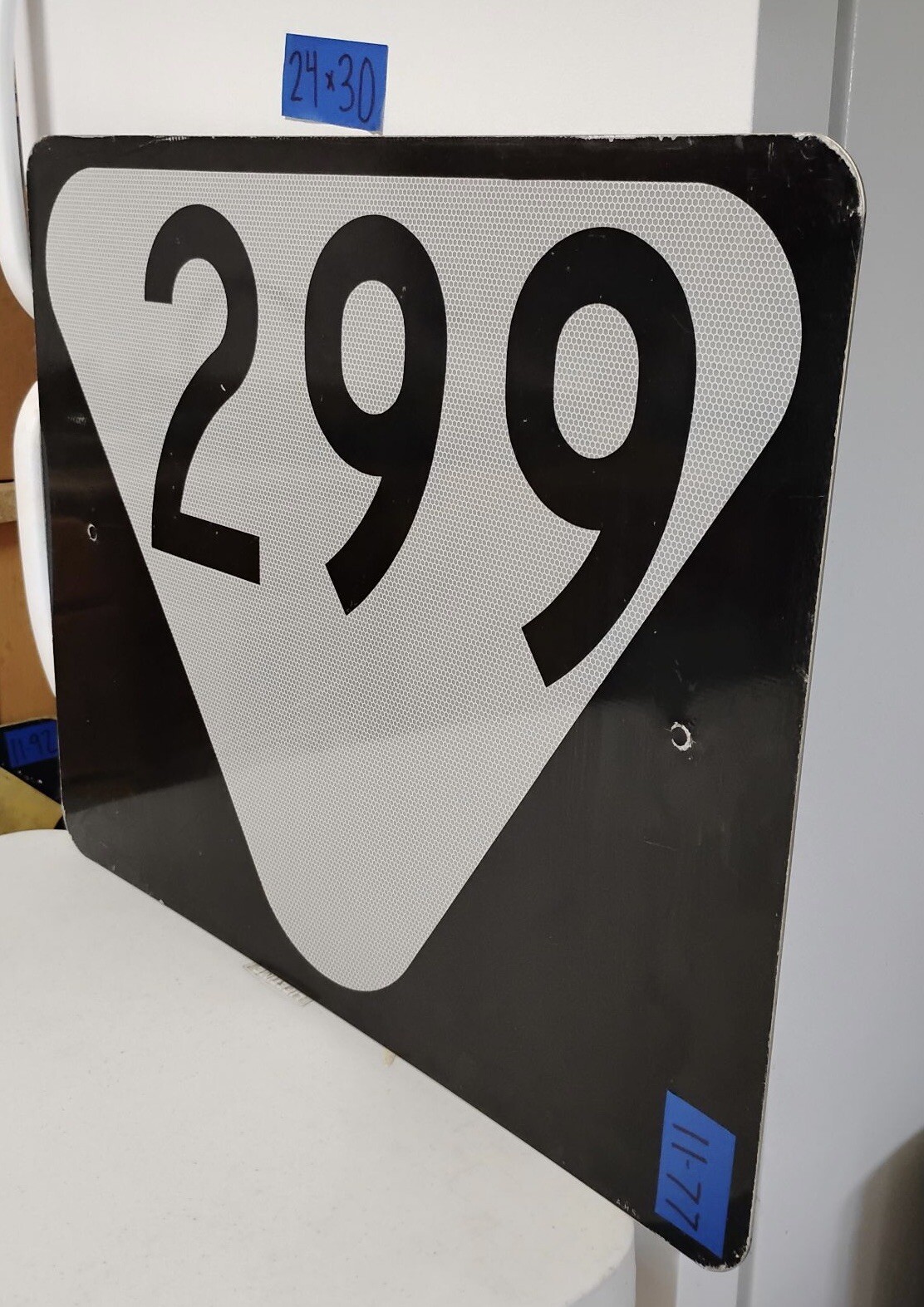 Authentic Traffic Road Highway Sign "Tennessee State Route 299" 24X 30 11-77