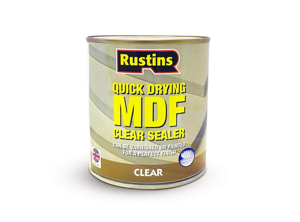 Rustins MDFS250 250ml Quick Dry MDF Sealer - Clear