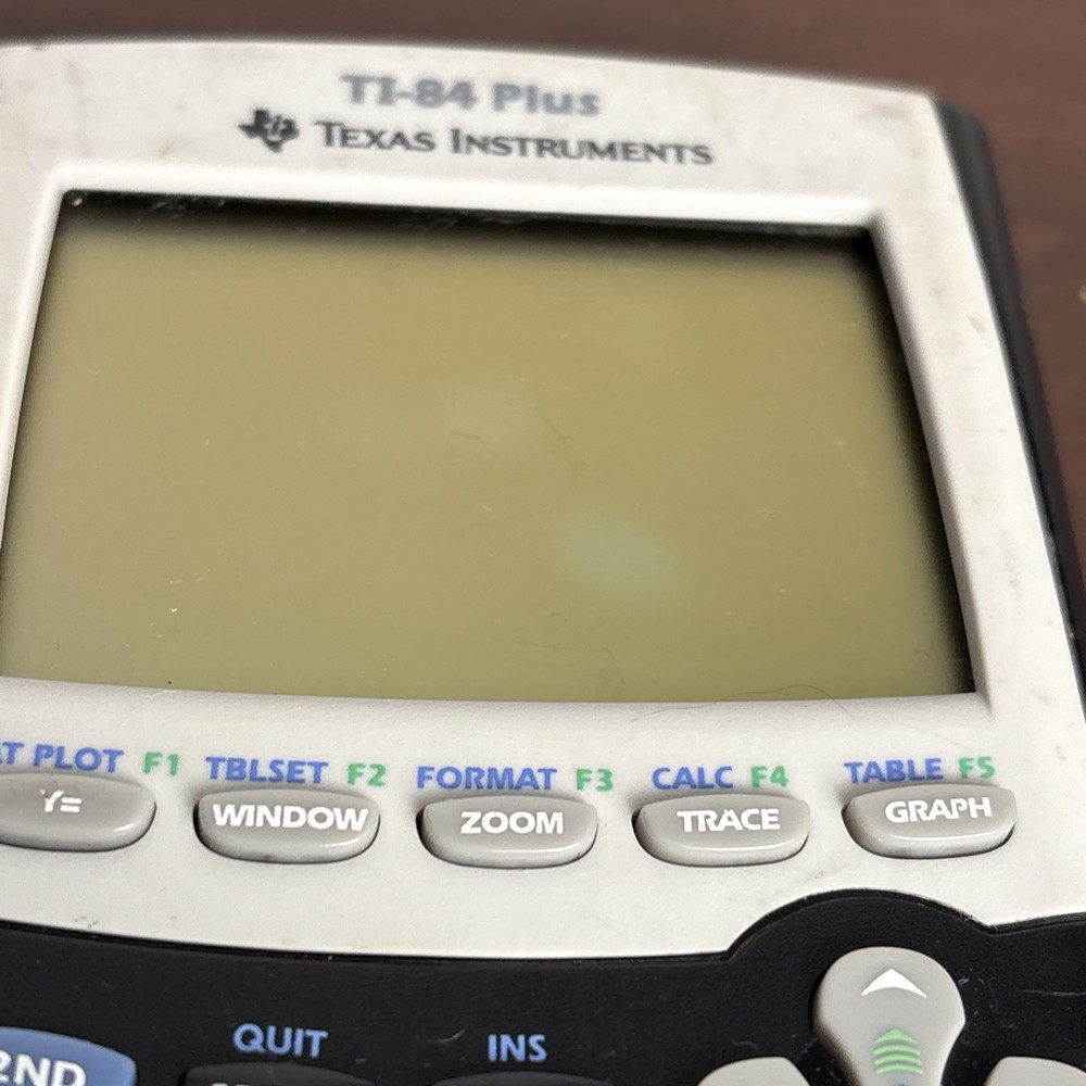 Texas Instruments TI-84 Plus Graphing Calculator Tested & Working w/ Cover READ